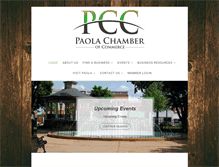 Tablet Screenshot of paolachamber.org